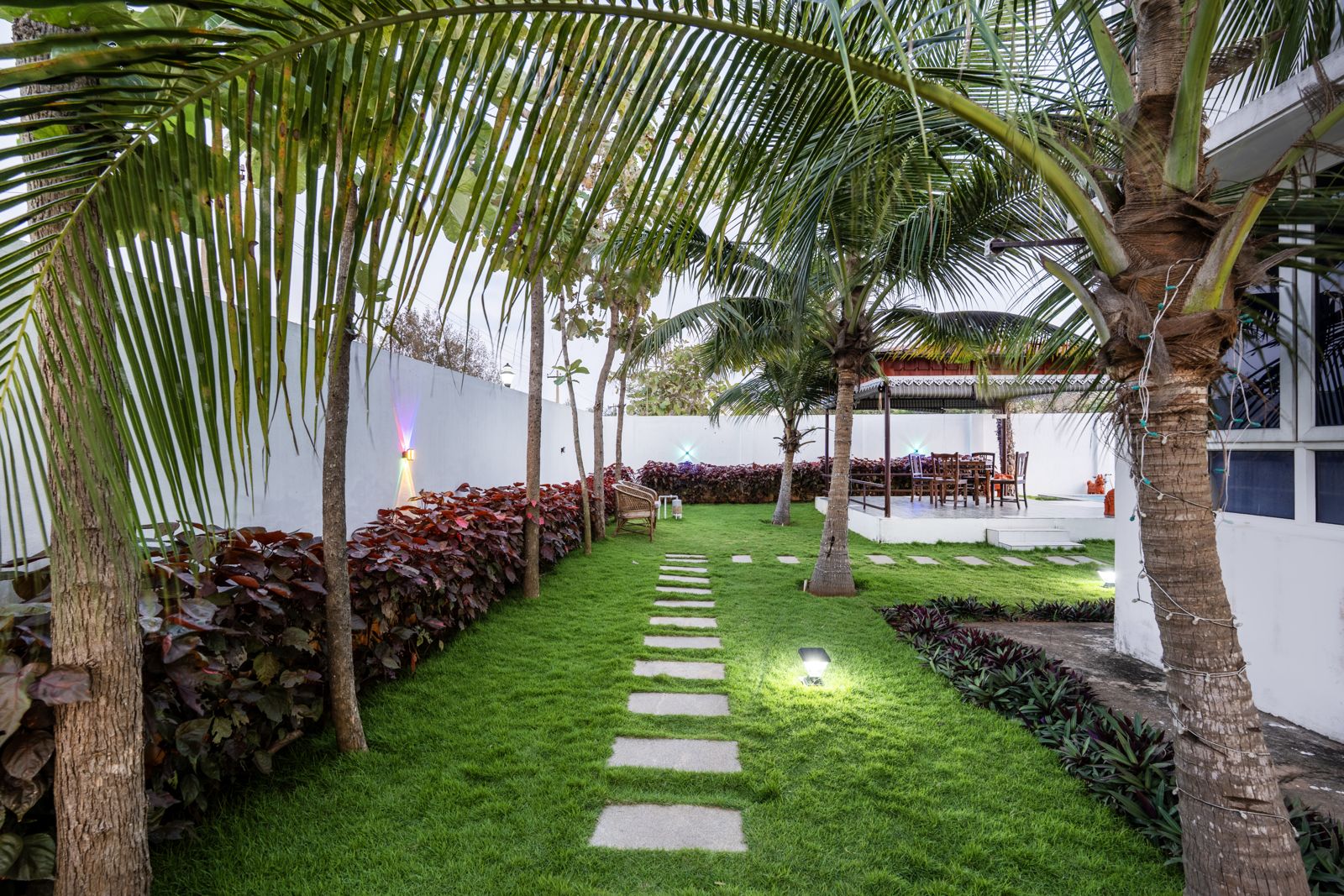 Green lawns