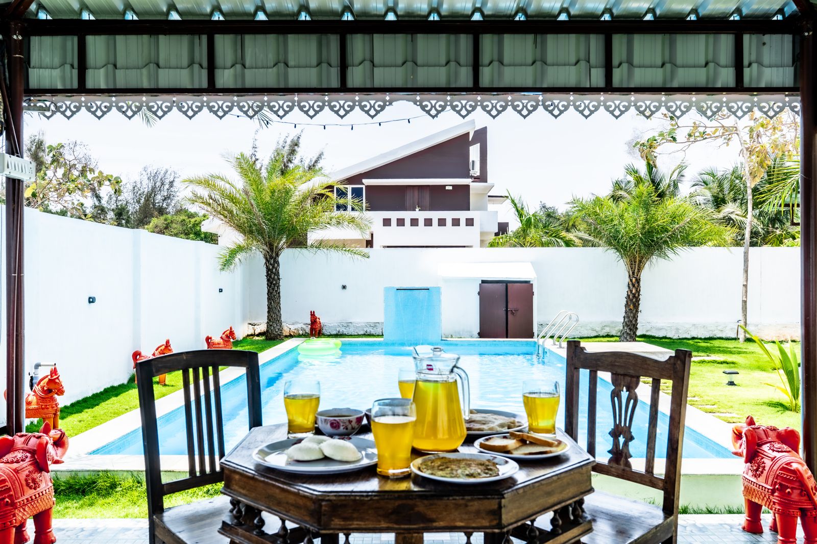 Gazebo dining pavilion